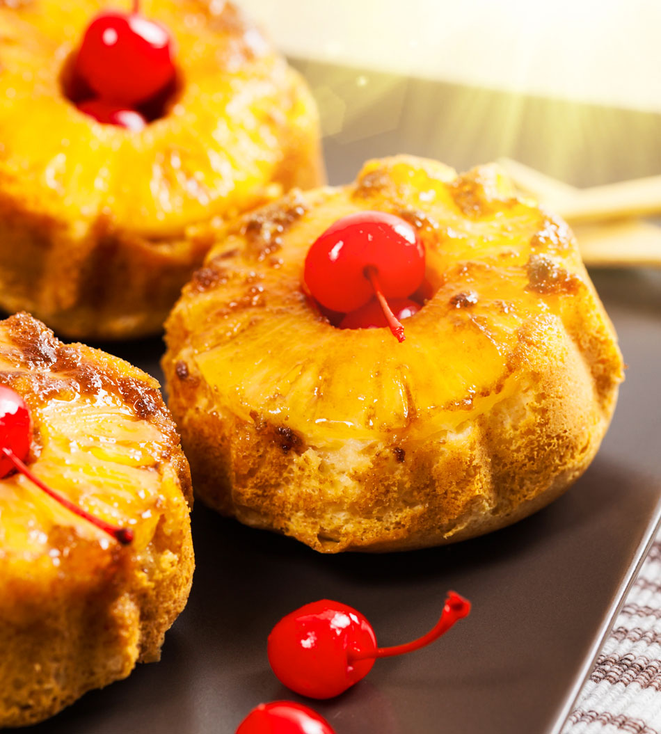 S&W Premium Food – Recipe – Pineapple Upside Down Mini Cakes – S&W ...